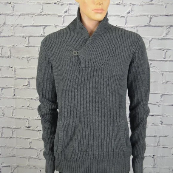 Mens All Saints Griffen Funnel Sweater size small